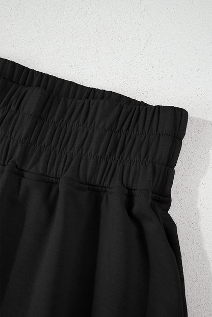 Blossom 2pcs Cropped Tee and Ruffle High Waist Skort Set