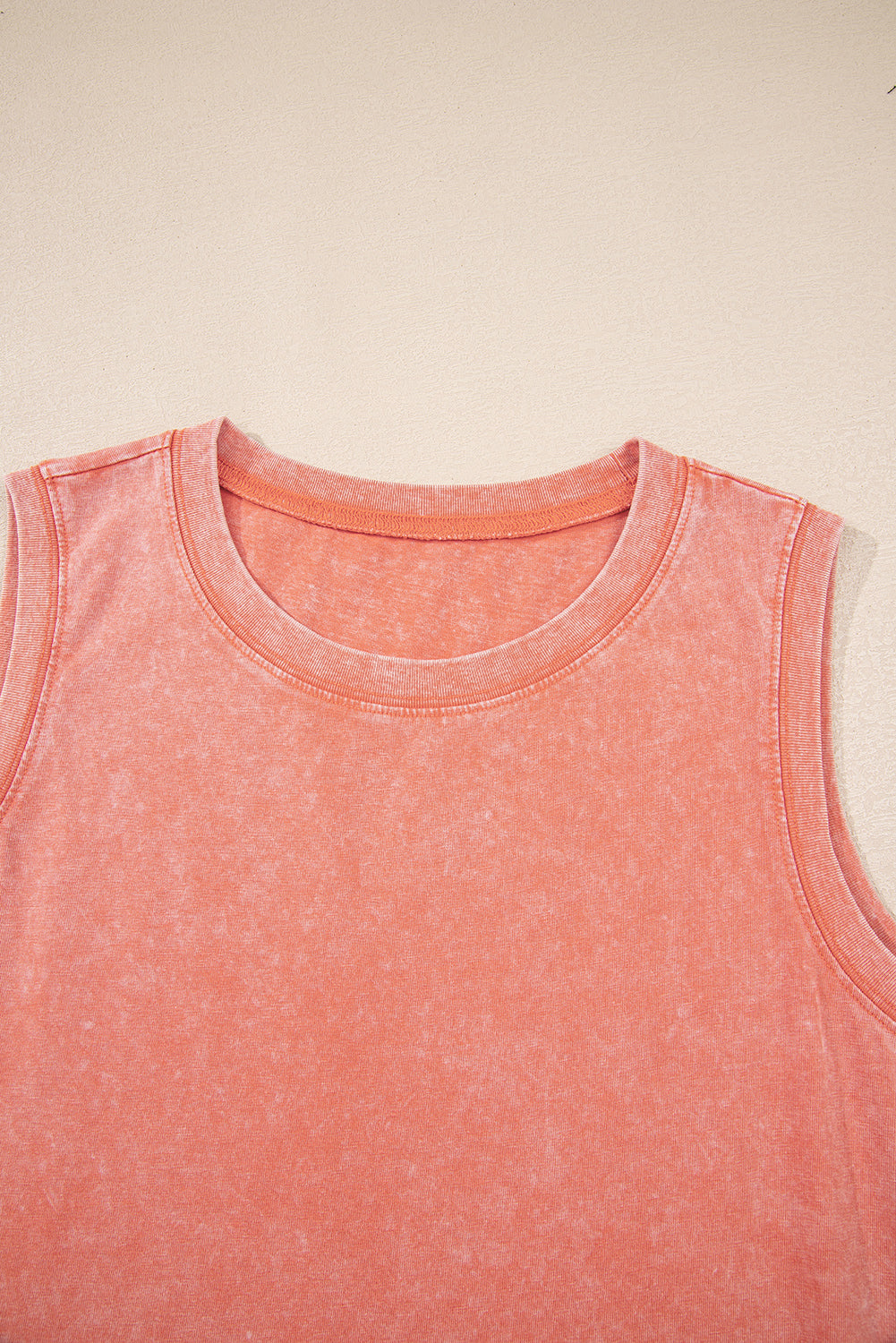 Phalaenopsis Mineral Wash Tank Mini Dress with Pockets