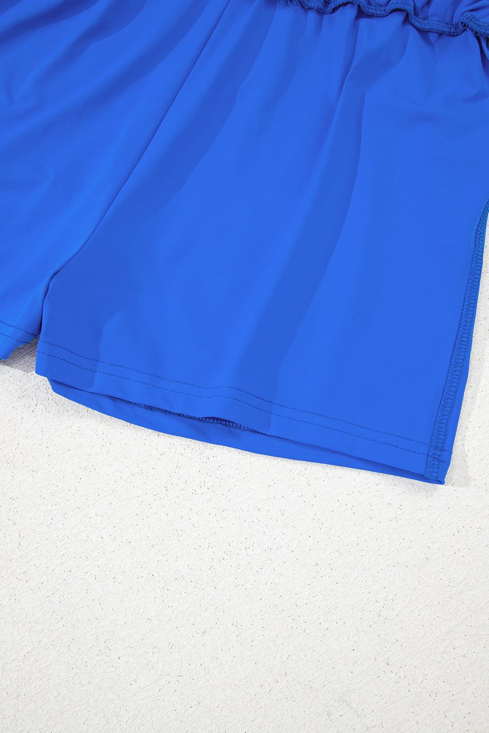 Light Green Drawstring High Waist Lined Tennis Skorts