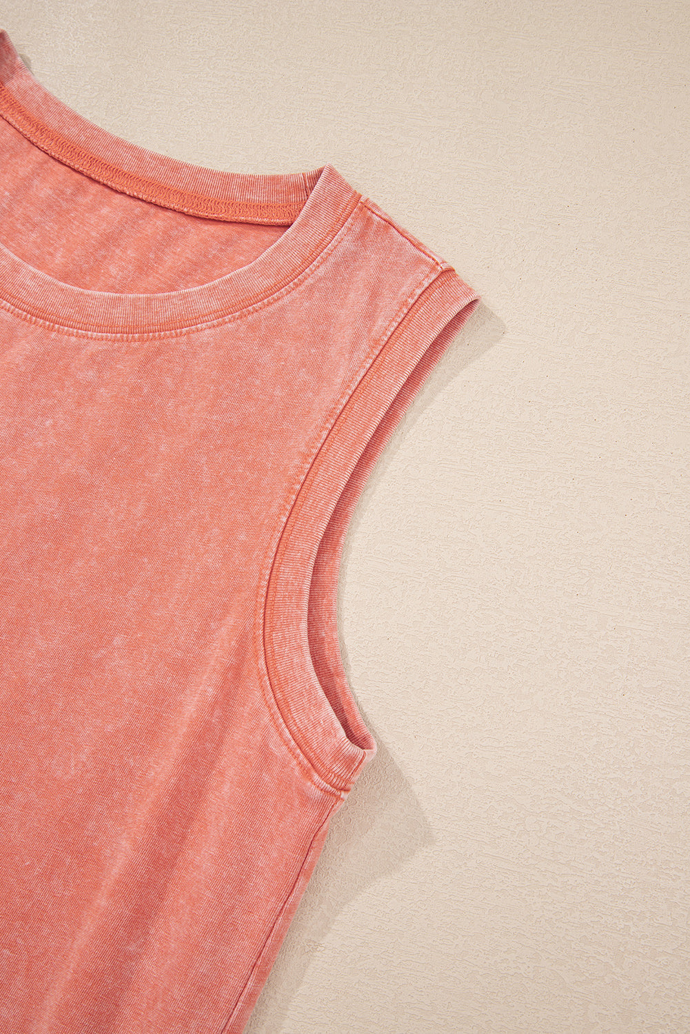 Phalaenopsis Mineral Wash Tank Mini Dress with Pockets
