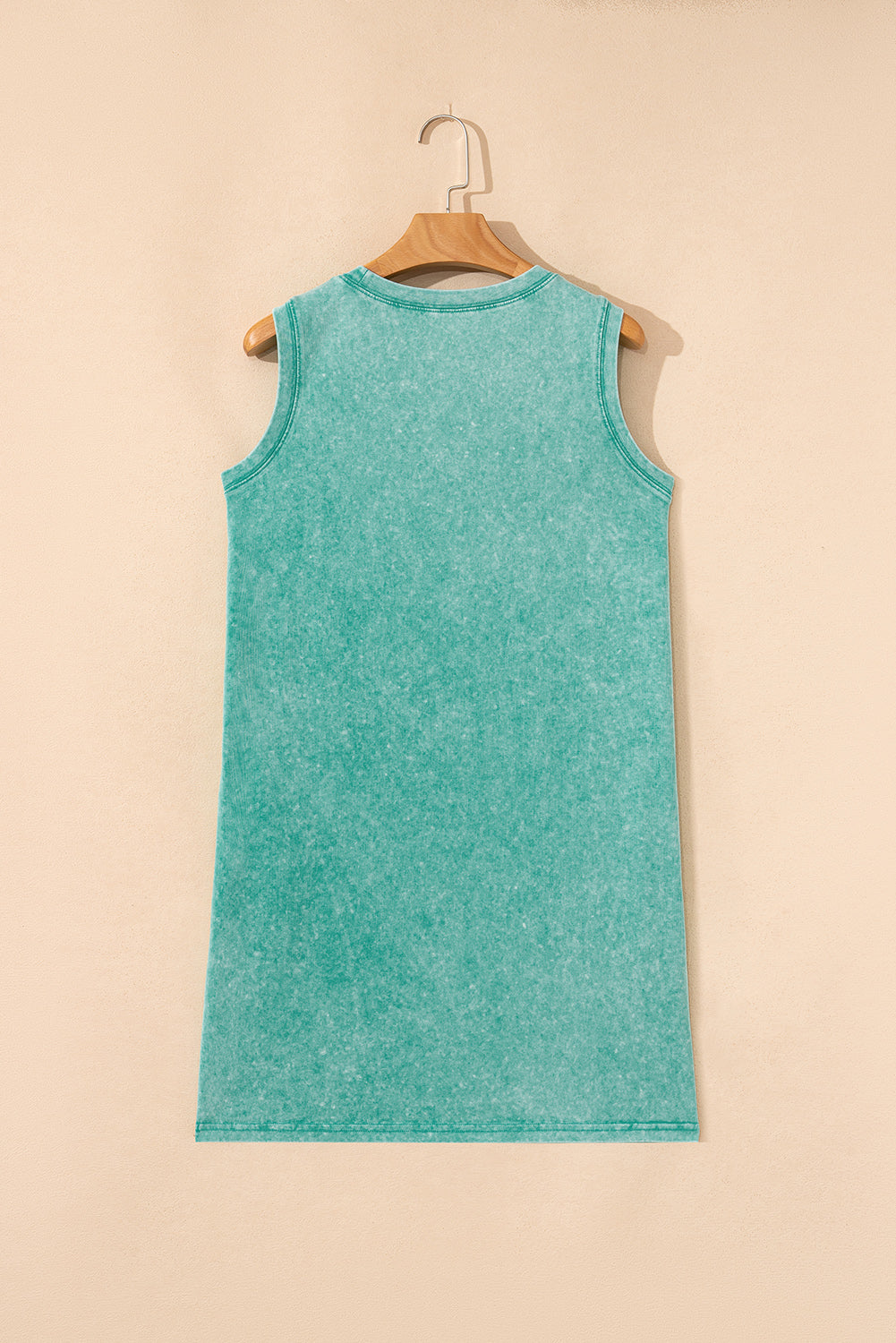 Phalaenopsis Mineral Wash Tank Mini Dress with Pockets