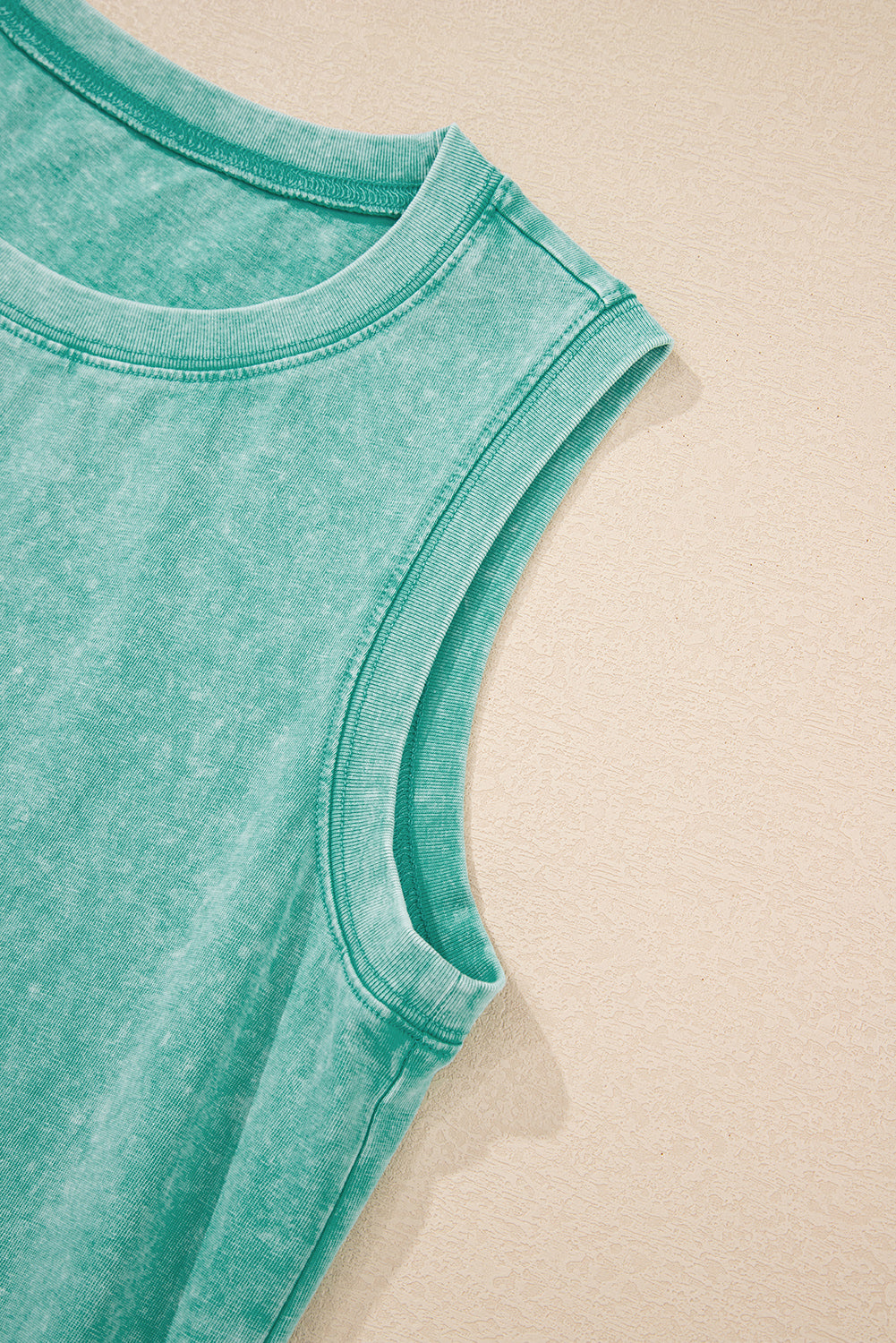Phalaenopsis Mineral Wash Tank Mini Dress with Pockets