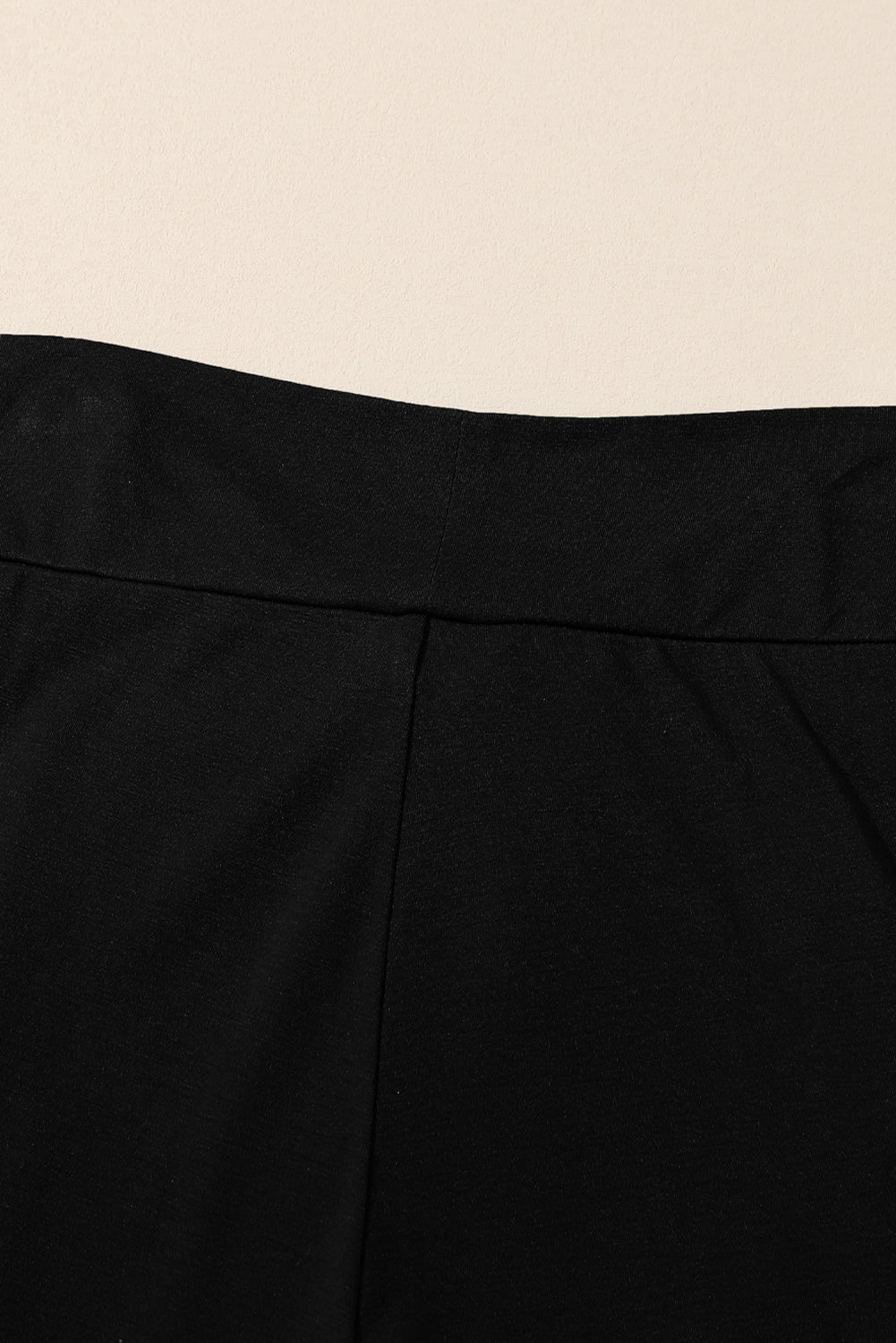 Bonbon Knotted Drop Waist Split Leg Relaxed Pants