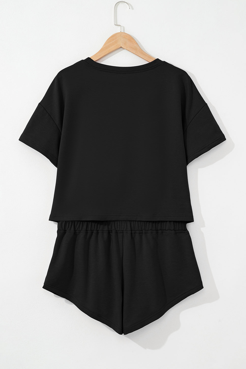 Blossom 2pcs Cropped Tee and Ruffle High Waist Skort Set