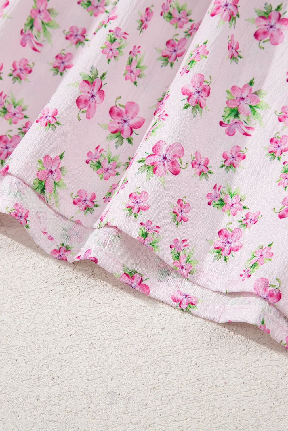 White Frilly Shirred Bodice Tiered Floral Maxi Dress