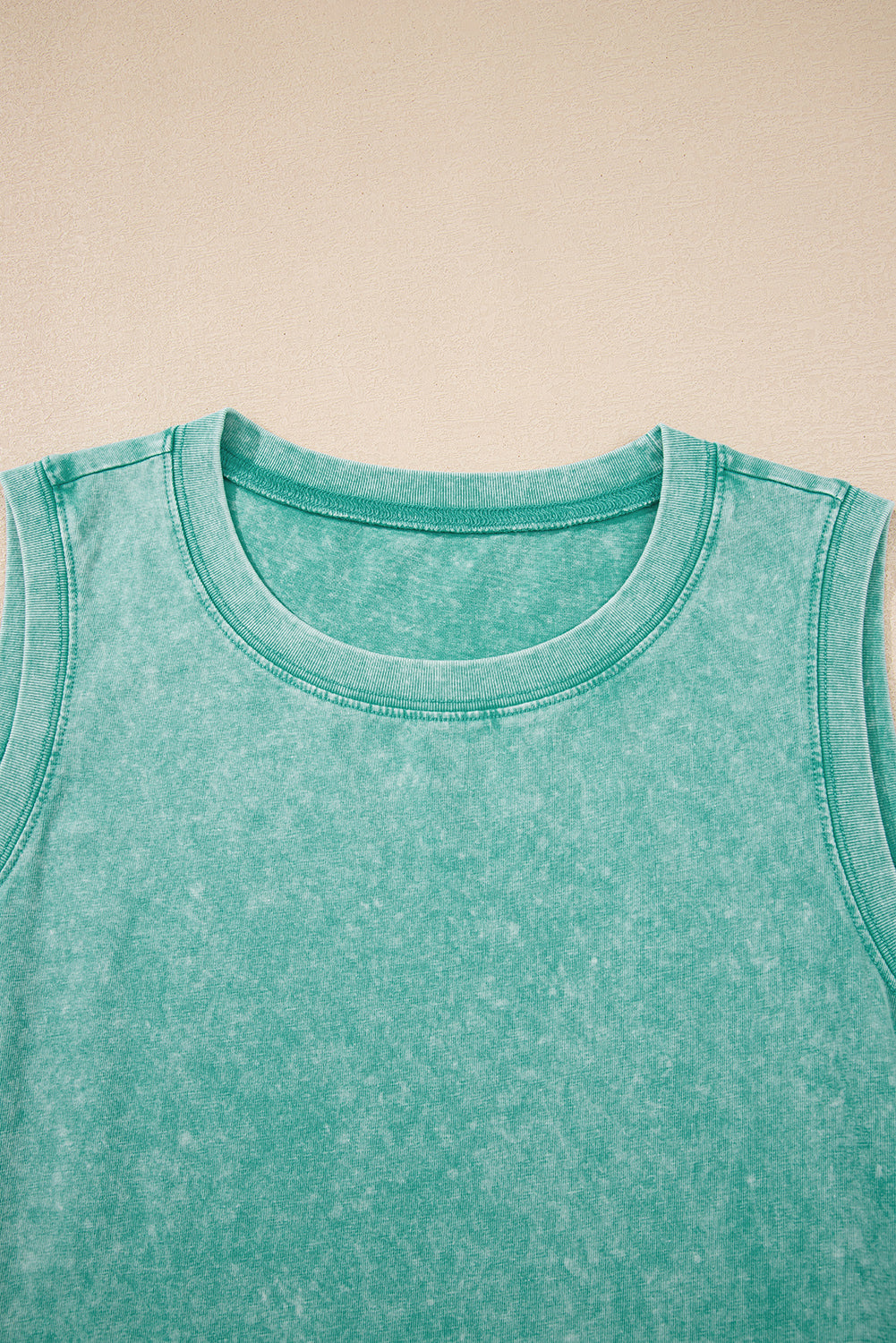 Phalaenopsis Mineral Wash Tank Mini Dress with Pockets